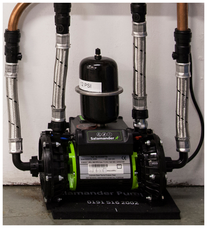 Unusual Shower Pump Noise